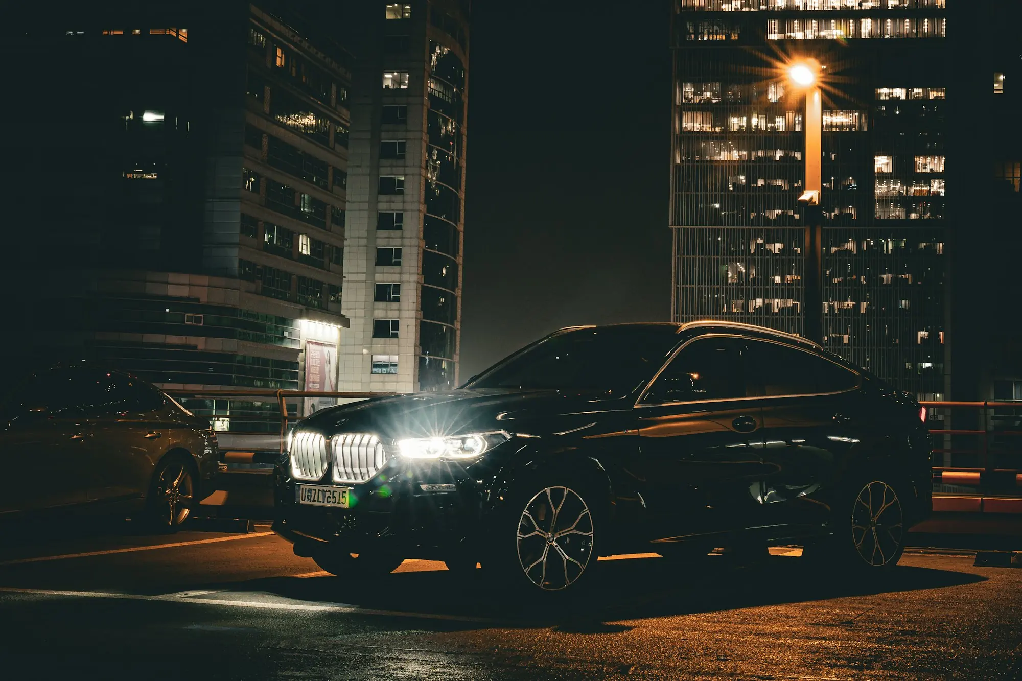 Bay Area city lights at night